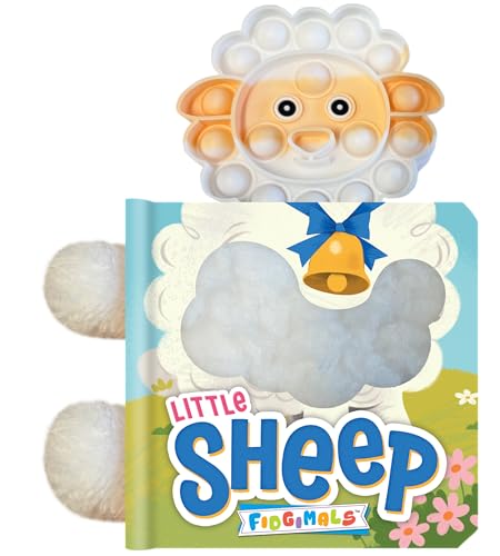 Fidgimals Little Sheep Animal Baby Book | Sensory Board Book with Pop It Fidget Toys, Perfect Sensory Toys for Toddlers I Baby Books I Your Sensory ... Books with Sensory Fidget Popper Animals)