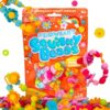 Fidgiwear Squishy Beads – Daisy Orange Theme, Create Fashionable Fidget Jewelry with Scented Squishy Beads for Jewelry Making, Toddler Sensory Bracelet Making Kit for Ages 3+