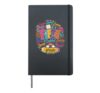 Fifth Grade Girls First Day Back to School Rainbow Pencil Hardcover Journal, Black