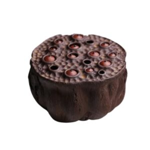 Figurine Tea Pet Chinese Lotus Tea Pet Teapot Cover Holder Creative Desktop Decoration Home Toy Tea Set Accessories