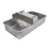 FILFEEL Stainless Steel Dog Automatic Dispenser – 304 FoodGrade Pet Bowl with Continuous System, SpillProof Design for Dogs Cats Rabbits, 13.4 X 8.9 Inch