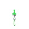 FILWY Magnetic Camping Hooks with Aluminum D-Ring Carabiner, Strong Magnet for Tent Canopy, Portable Lightweight Gear Hanger for Outdoor, RV, and Garage Storage (Large Size Emerald Green)