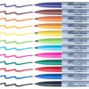 Fine Point Permanent Markers - Multicolor Pens, 12 Colors - School Supplies