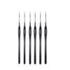 Fine Tip Paint Brush Set for Acrylic Models Miniature Detail Nylon Hair 5Pcs