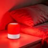 Finezeal 670nm Red Night Light Lamp Dimmable with 4 Color Modes for Bedroom