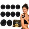 Finger Strap Exfoliating Shower Scrubber, Scrub Bath Pads, Soft Rubber Body Deep Exfoliation, Leg Exfoliator Tool, Rough for Efficient Cleansing, Honeycomb Caps 4-in-1 Wash Cloth Loofah