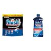 Finish Quantum Pods & Jet-Dry Rinse Aid No Pre-Rinse Bundle 57ct+16oz