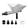 Fiocias Cement Device Electric Grouting Machine Mortar Caulking Pump With Thickened Rod And Funnel Port For Heavy Duty Use suitable for home renovation window and door construction sites