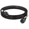 FIRMERST 15 Amp 25 Feet 3 Prong Extension Cord 14 Gauge 1875W Black