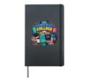 First Day College Campus Ready Student Motivation Design Hardcover Journal, Black