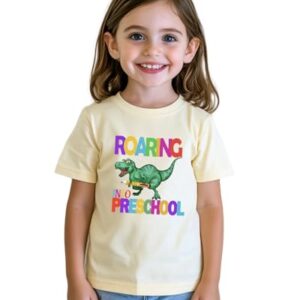 First Day of Preschool Shirt Pre K Shirts for Girls Boys Toddler Kids 1st Day of Prek Gift Cotton Tee 2T 3T 4T