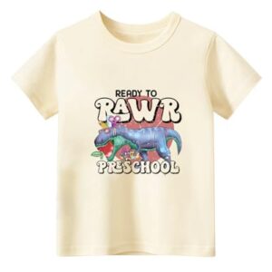 First Day of Preschool Shirt Pre K Shirts for Girls Boys Toddler Kids 2T 3T 4T Prek Cotton Tee 1st Day of Preschool Gift