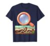First Grade Ant Colony Magnifying Glass Explorer T-Shirt, Men, Navy Blue, Small