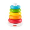 Fisher-Price Farring Pyramid Baby Toy, Classic Swing Ring Stacking Toy for Babies and Toddlers, Made of Plant-Based Materials, HPY92