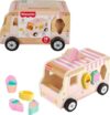 Fisher-Price Wood Ice Cream Truck Shape Sorter Set