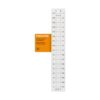 Fiskars 3" x 18" Acrylic Sewing & Quilting Ruler with Gridlines, Clear