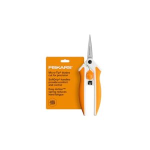 Fiskars 6" Easy Action Micro-Tip Scissors, Sewing, Arts & Crafts Tools