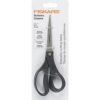 Fiskars 8" Everyday Stainless Steel All Purpose Scissors, Grey