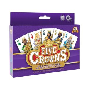 Five Crowns Rummy Style Card Game for Kids and Adults, Family Game Night