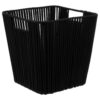 Five Simply Smart Storage Basket, 31 x 31 cm, Black