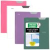 Five Star 2-Pocket Plastic Folder with Stay-Put Tabs and Prong Fasteners, Holds 8.5" x 11" Paper, Assorted Colors, 4 Pack (340300B)