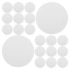 FIXOSHEE 80pcs White round Cardstock Cutouts for Art Supplies, 250 Gsm Thick Paper Circles, Blank and Does Not Bleed, for Creative Play and Craft Projects