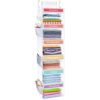 Fixwal Weekly Kids Clothes Organizer 6-Shelf Hanging Closet Storage White