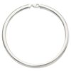 FJC Finejewelers Sterling Silver Omega 10mm Cubetto Necklace 18 Inches