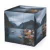 Fjord and Fishing Village Magic Cube,The Original 3x3 Cube,Speed Cube Problem-Solving Brain Teaser,Easy Turning Sensory Puzzle Toy,Sensory Stress Relief Form Fidget Toys