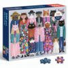 Flalivi Fashionable Cat Portraits 500 Piece Puzzle for Adults