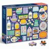 Flalivi Retro Kitchen Collage 500 Piece Puzzle for Adults