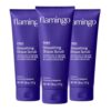 Flamingo Exfoliating Body Scrub for Women, Pre-Shave Body Scrub with BHA, Coconut Shell & Shea Butter, Smooths and Softens Skin, Safe for Sensitive Skin, Coconut & Bergamot Scent, 7.65 oz (3 Pack)