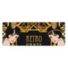 Flapper Girl Retro Party Invitation Design Charleston Beautiful Large Mouse Pad, 31.5x12 Inch Gaming Desk Mat, XXL Non-Slip Rubber Base Computer Pad with Durable Stitched Edges for Work and Play