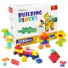 FlatGoat 208 Piece Large Building Blocks Set - Classic Big Bricks Compatible with All Major Brands, STEM Educational Toys for Kids Ages 3+, Creative Construction Gift for Boys Girls