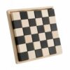 FLCPJGV Children Building Blocks Wooden Mosaic Blocks Set Rainbow Blocks Color Sorting Pattern Making Basswood Smooth Finish Open Ended Play Suitable for, Black and White