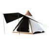 FLCPJGV Pyramid Camping Tent for Outdoor Adventures, Automatic Quick Setup Instant Tent for Four Seasons