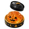 FlekmanArt Ghost Bao Bun Squishes for Anxiety Relief Cute Halloween Decor Dumplings Stress Balls for Adults Halloween Spooky Glitter Dumpling Squishies Toys, Fidget Toy with Steamer,1pc