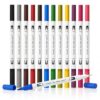 FLEXYVA Pastel Highlighters, 12 Pack Dual Tip Mild Highlighter Markers with Chisel & Fine Tips, No Bleed & Smear Colored Highlighters for Bible Journaling, Note Taking, School Office Supplies