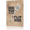 Flip Side Spatula Vintage Metal Signs 8 X 12 Inch