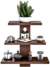 Floating Wall Shelves Set of 3 - Wooden Wall Mounted Shelves for Living Room, Bedroom & Bathroom - Decorative Display Shelves for Home Decor, Books, Plants, Frames and Storage Organization