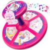 Flooyes Unicorn Sit and Spin Toys for Toddlers Girls 2 Years Old, Christmas Birthday Gifts for 1 2 3 4, with LED and Music, 360° Spin