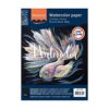 Florence Watercolour Paper Smooth - Aquarelle Paper for Water Paint A4 - Black - Drawing Pad and Art Book for Drawing, Art Paper and Watercolour - 300 GSM