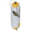 Flower Bright Yellow Plastic Bag Holder Grocery Shopping Bags Carrier Dispenser Plastic Bag Storage Organizer Home Kitchen Pantry Decor