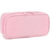FlowFly Large Capacity Pencil Case for Kids, Boys & Girls – Zippered Multi-Functional Pen Pouch, Soft & Portable Pencil Bag for School, Teens, Students, Pink