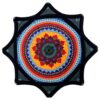 Flow Star-25.5" Spinning Cloth Flow Toy,Dapo Star for Rave(Maze Flower)