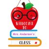 FLYAB Welcome Sign for Classroom Door Decorations 11.5" Personalized Teacher Sign for Classroom Welcome Back to School Hanger Sign for School Classroom Decorations Supplies Teacher Appreciation Gifts (Red)
