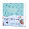 FLYING EAGLE Sketch Book, Square Hardcover Sketchbook for Kids, 8 x8, Blue