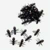Foaaseea 30 Pack Plastic Fake Ants, 1.6 Inch Realistic Black Insect Toys for Party Decorations, Halloween Prank Props, Cake Toppers and Sensory Bins