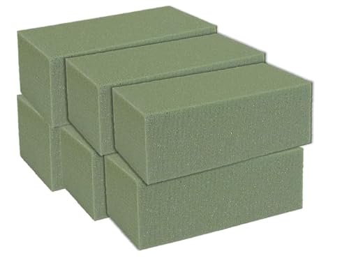 Foam Blocks Rectangle - 6 Pack of 12x6x2 inch Tick, EPS Polystyrene, for Crafting, Modeling, Art Projects and Floral Arrangements - Sculpting Sheets for DIY School & Home Art, White, Eagle 12 * 6 * 2