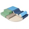 Foam Climbing Playset 6-Piece Indoor Crawl and Slide Blocks for Toddlers (Colorful + Foam + 0 to 12 Months)